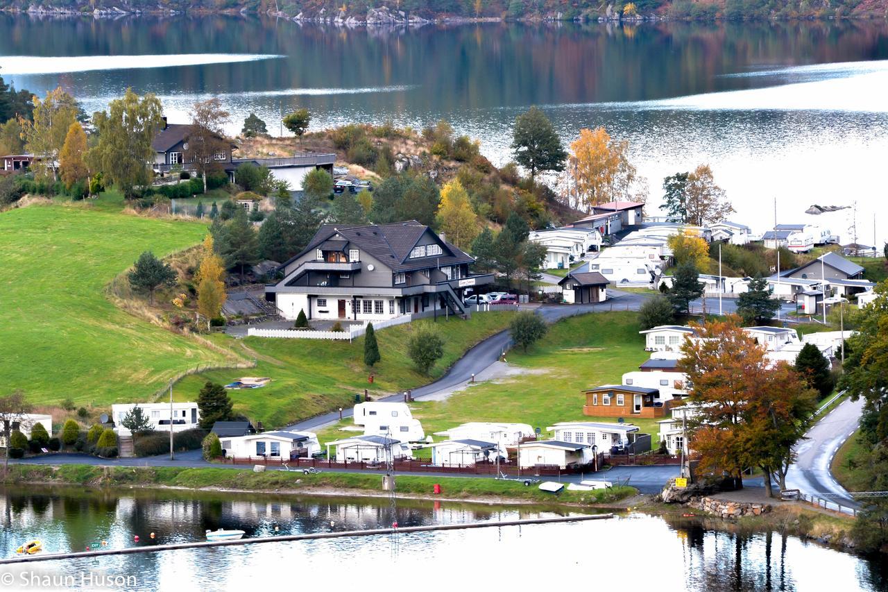 Egenes Camping Hotel Flekkefjord Exterior foto