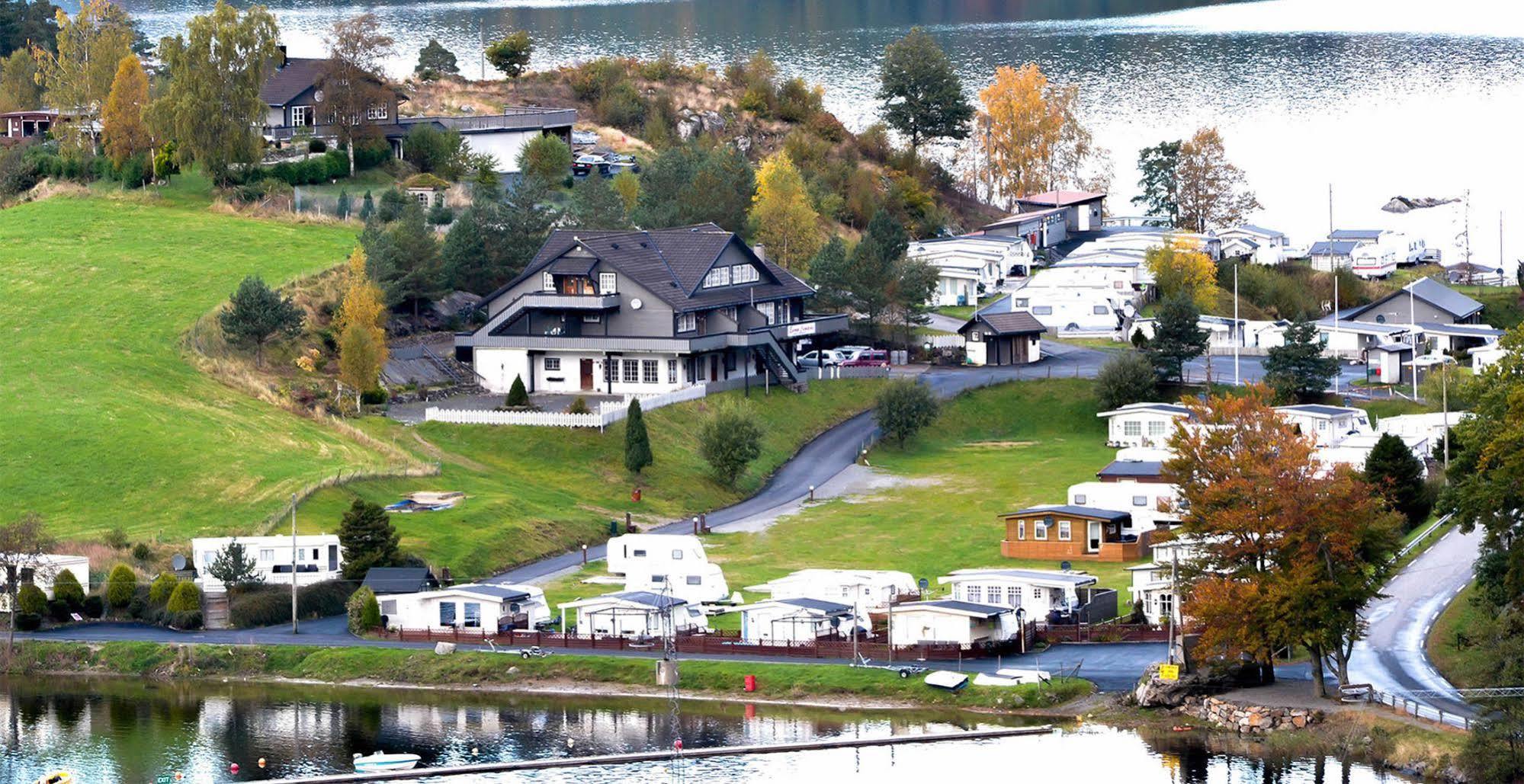 Egenes Camping Hotel Flekkefjord Exterior foto